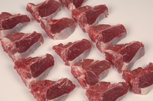T-bone chops without flank – fully trimmed Meat Cut Spec Step 7